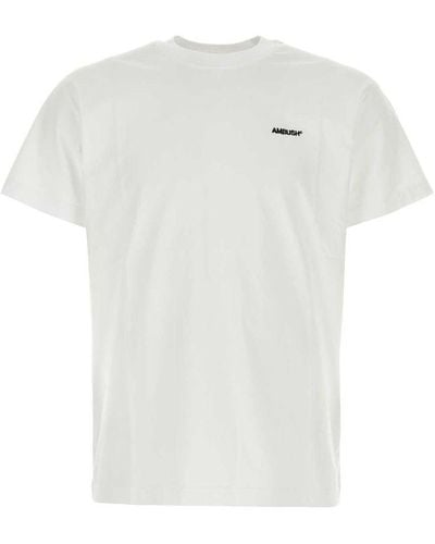 Ambush White Cotton T-shirt Set