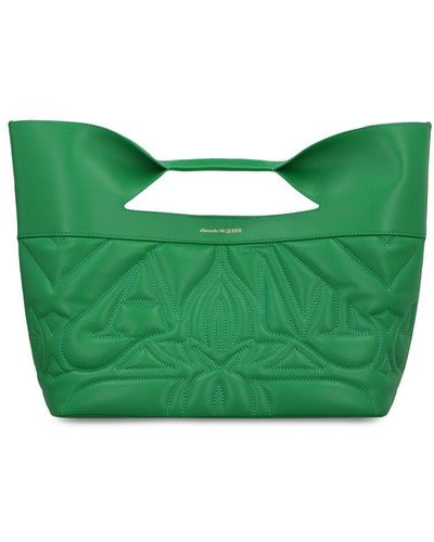 Alexander McQueen The Bow Small Handbag - Green