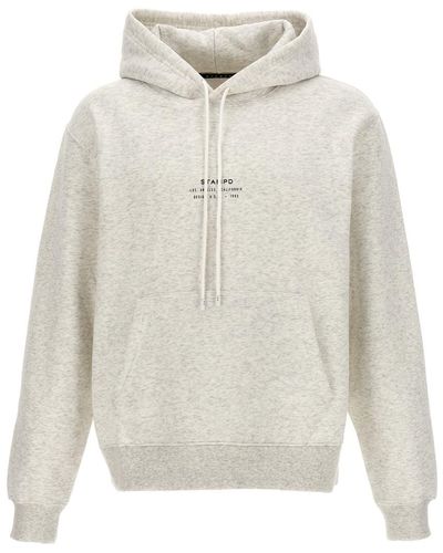 Stampd 'stacked Logo' Hoodie - White