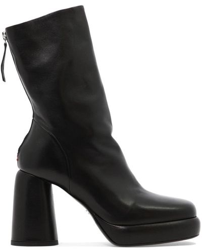 Halmanera "Elsa" Ankle Boots - Black