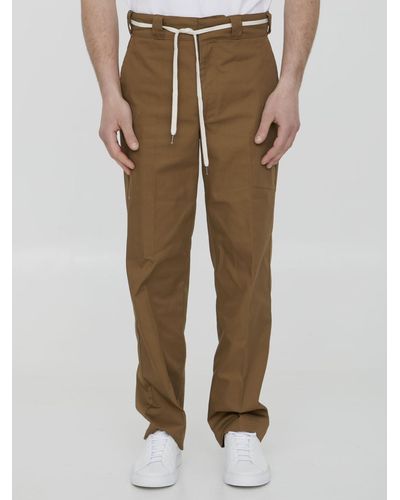 Drole de Monsieur Le Pantalon Twill Pants - Natural