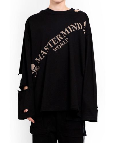 MASTERMIND WORLD Khaki Oversized Long Sleeve T-Shirt