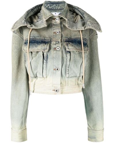 Off-White c/o Virgil Abloh Jean and denim jackets for Women | Online Sale  up to 74% off | Lyst