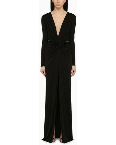 Costarellos Silk Blend Brienne Dress - Black