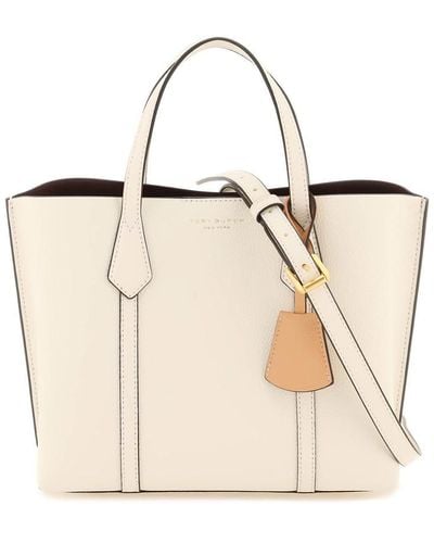 Tory Burch Small 'perry' Shopping Bag - Natural