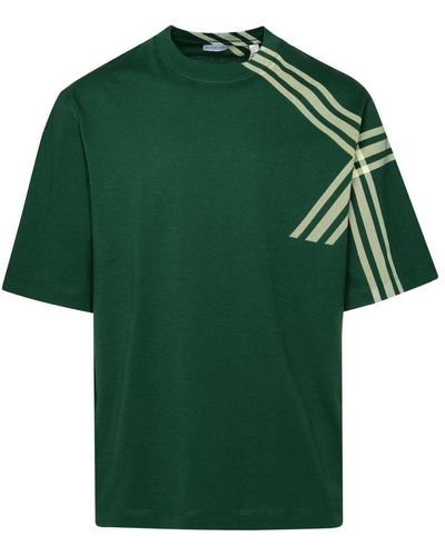 Burberry Green Cotton T-shirt