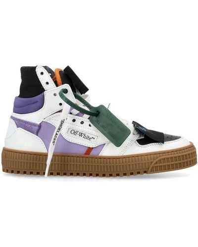 Off-White Ooo Sartorial Stitching mid-top Sneakers - Farfetch