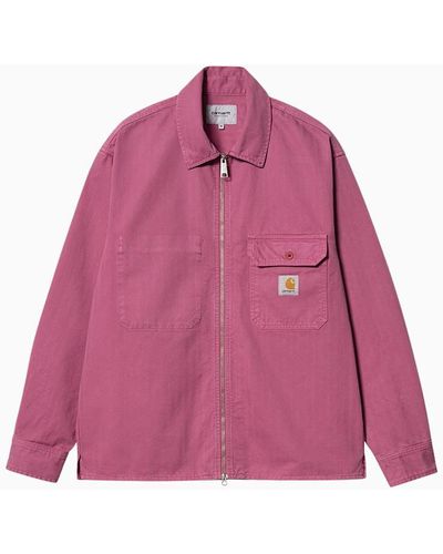 Carhartt Coloured Rainer Shirt Jacket - Pink