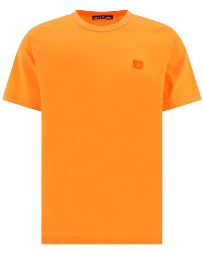 Acne Studios "face" T-shirt - Orange
