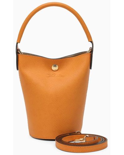 Longchamp Xs Épure Apricot Bucket Bag - Brown