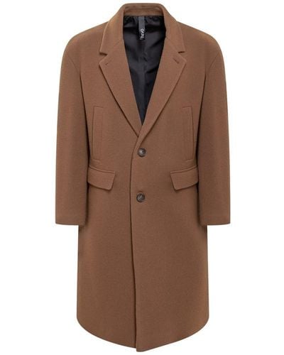 Hevò Hevo Coat With Pockets - Brown