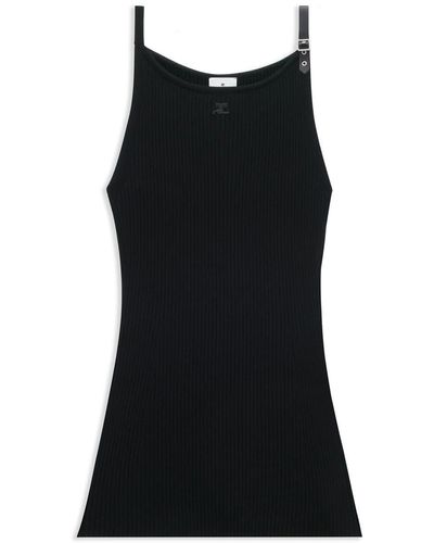 Courreges Short Dress - Black