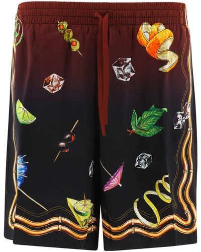 Casablancabrand "casa Club Sunset" Shorts - Multicolour