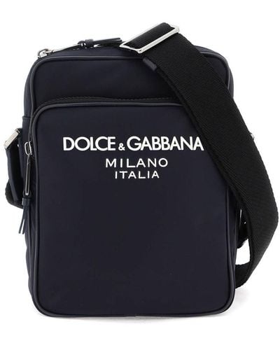 Dolce & Gabbana Nylon Crossbody Bag - Blue