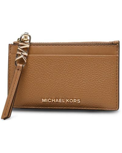 Michael Kors Peanut Leather Empire' Wallet - Brown