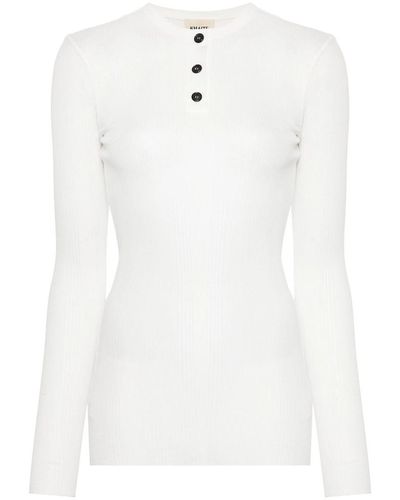 Khaite Long-Sleeved T-Shirt - White