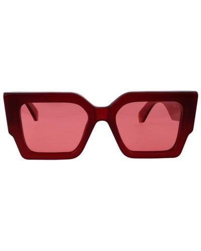 Off-White c/o Virgil Abloh Off- Sunglasses - Red