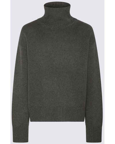 Givenchy Cashmere Oversized Turtle-Neck Sweater - Green