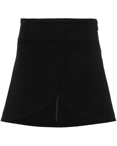 Courreges Ellipse Miniskirt - Black