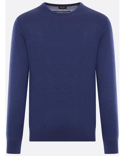 Zegna Sweaters - Blue