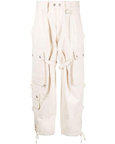 Isabel Marant Elore Workwear Pants - Natural