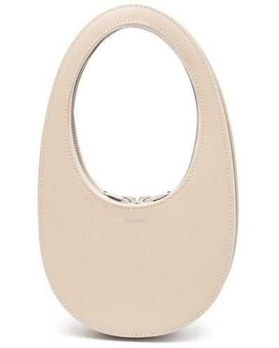 Coperni Mini Swipe Leather Handbag - White