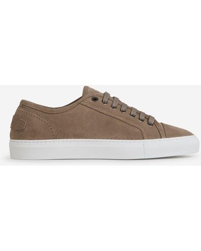 Brioni Suede Leather Trainers - Brown