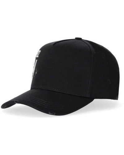 DSquared² Cotton Hat - Black