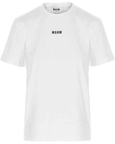 MSGM Logo T-Shirt - White
