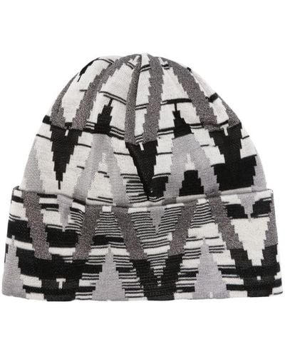 Missoni Viscose And Wool Blend Hat - Gray
