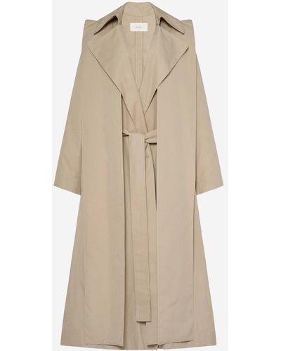 The Row Badva Cotton Trench Coat - Natural