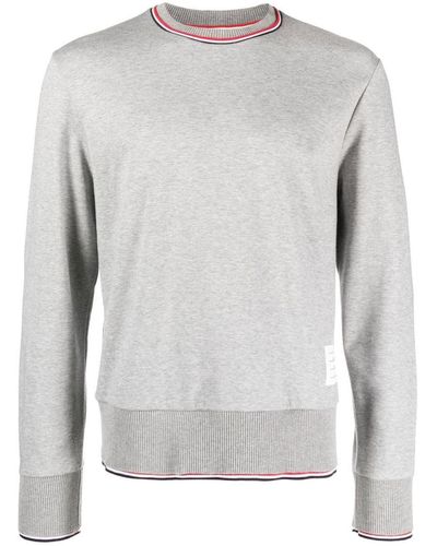Thom Browne Cotton Sweater - Gray