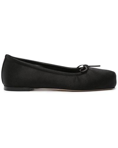 Aeyde Gabriella Satin Shoes - Black