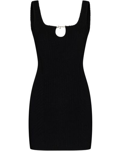 Jacquemus Sierra Knit Mini Dress - Black