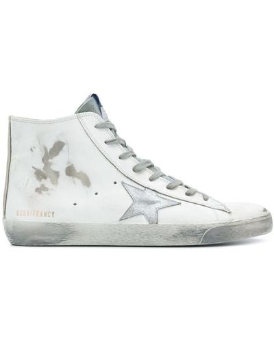 Golden Goose Francy Classic Leather High-top Trainer - White
