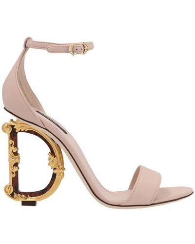 Dolce & Gabbana Devotion Sandals - Natural