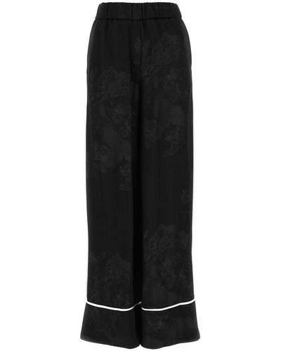 Off-White c/o Virgil Abloh Angles Jacquard Pyjama Trousers - Black