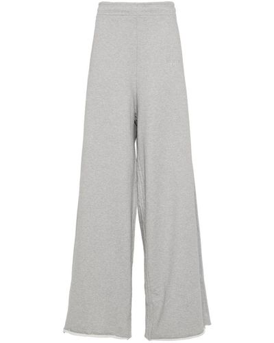 Vetements Cotton Blend Sweatpants - Gray