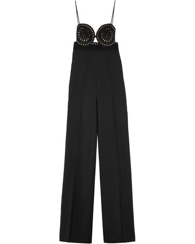 Stella McCartney Wide-leg Pants Jumpsuit - Black