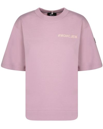 3 MONCLER GRENOBLE T-Shirts - Pink