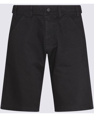 Raf Simons Black Cotton Shorts
