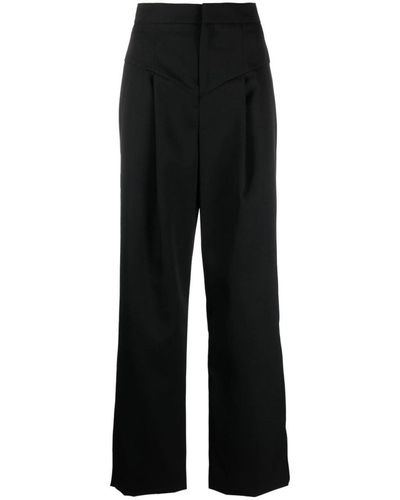Isabel Marant High-waisted Trousers - Black
