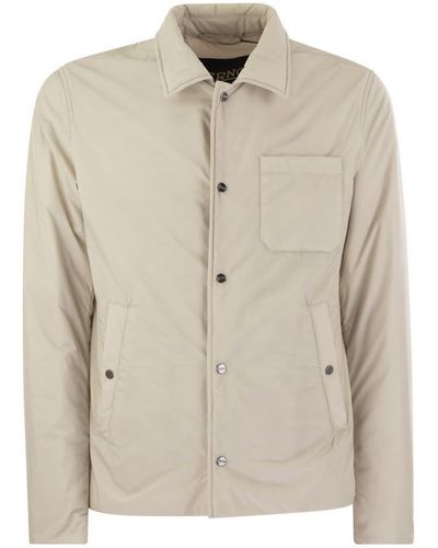 Herno Shirt-Cut Jacket - Natural