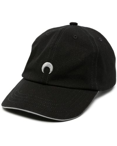 Marine Serre Hats - Black