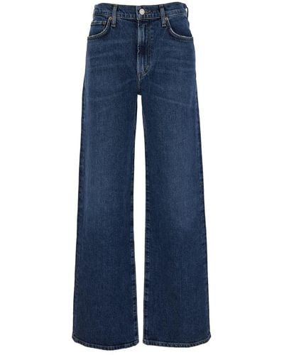 Agolde 'Harper' Five-Pocket Straight Jeans - Blue