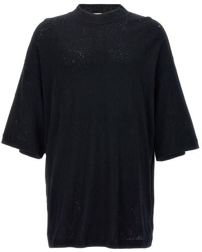 1017 ALYX 9SM 'Distressed Oversized' T-Shirt - Black