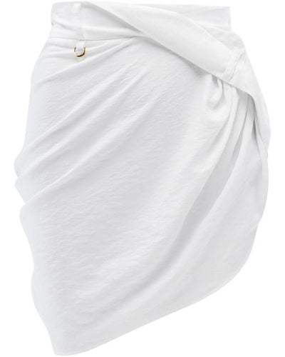Jacquemus Mini Skirts - White