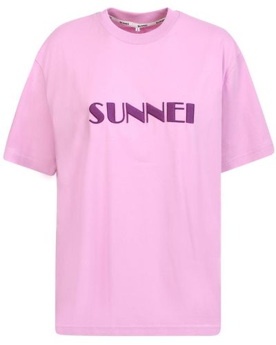 Sunnei T-shirts - Pink