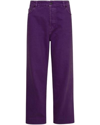 Haikure Purple Cotton Betty Jeans