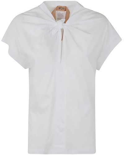 N°21 Jersey T-shirt Clothing - White